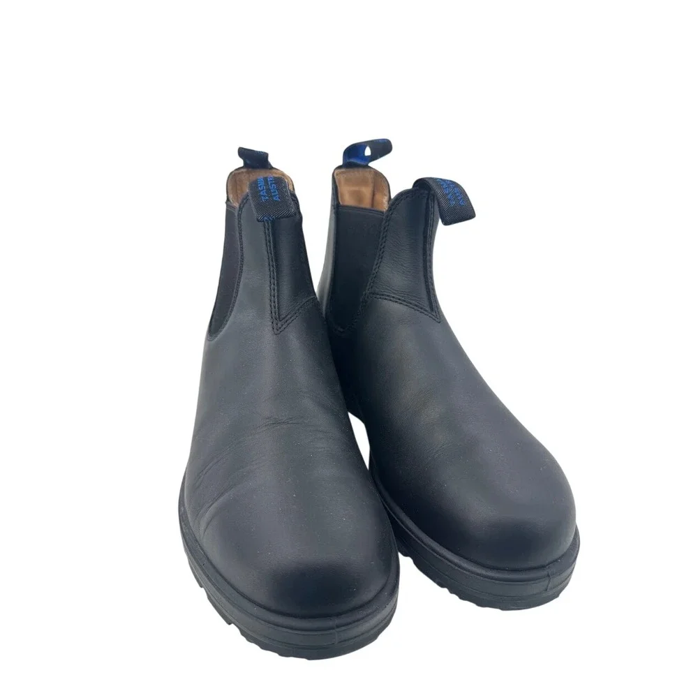 Blundstone Thermal #566 Chelsea Boots Black Leather Insulated Sheepskin MenUS 9